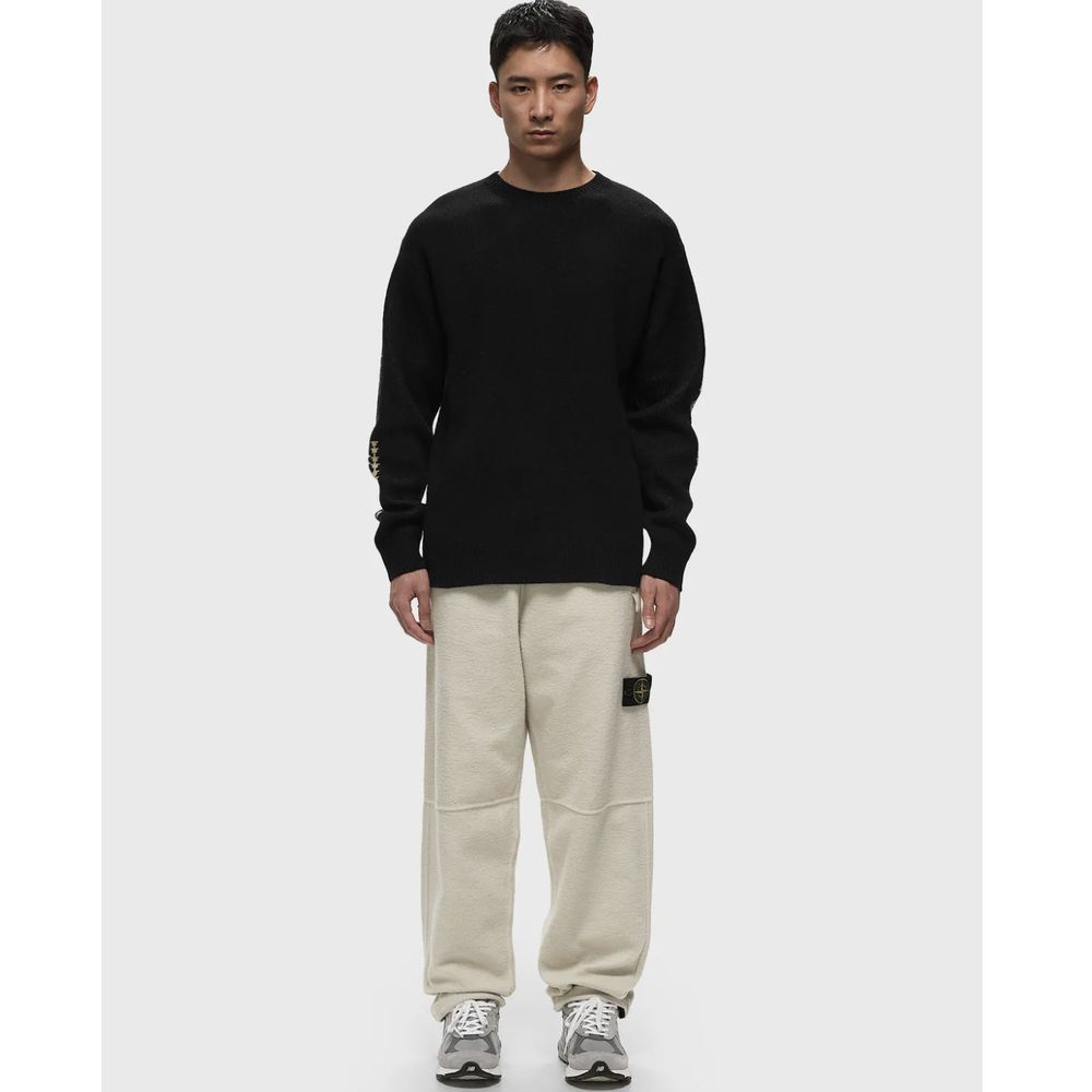 Stone Island – Weiße Baumwollhose für Herren