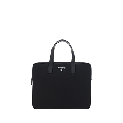 Prada Schwarze Schultertasche aus Polyamid