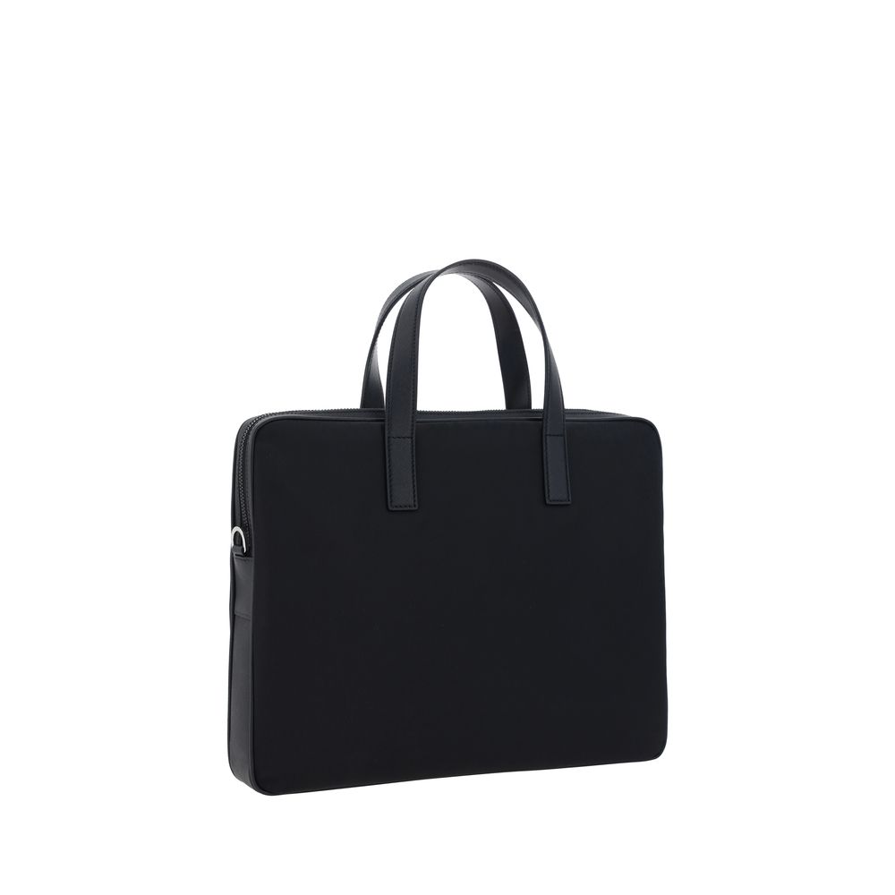 Prada Schwarze Schultertasche aus Polyamid