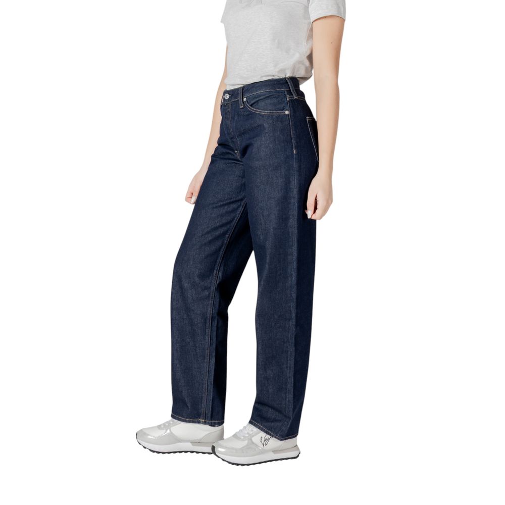 Calvin Klein Jeans – Blaue Jeans aus Baumwolle mit entspannter Passform