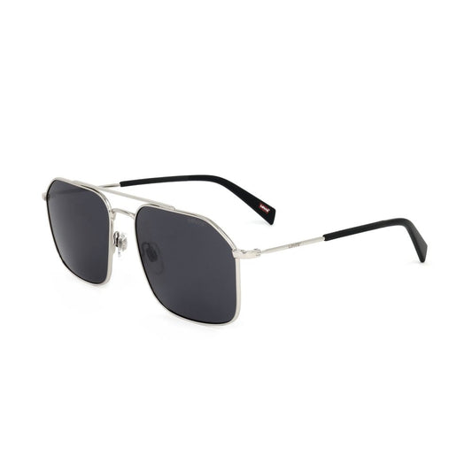 Levi's – Schwarze Sonnenbrille aus Edelstahl