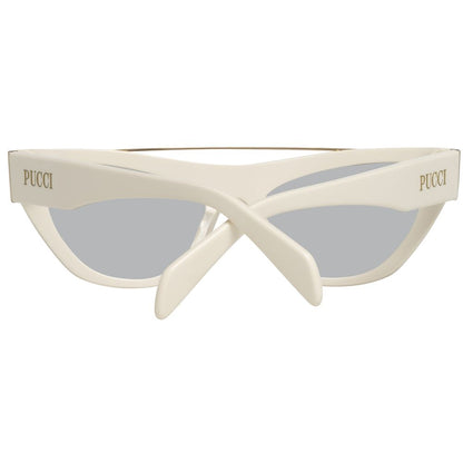 Emilio Pucci Sonnenbrille aus weißem Metall