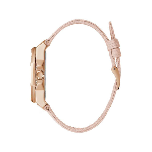 Guess Armbanduhr mit mehrfarbigem Lederarmband