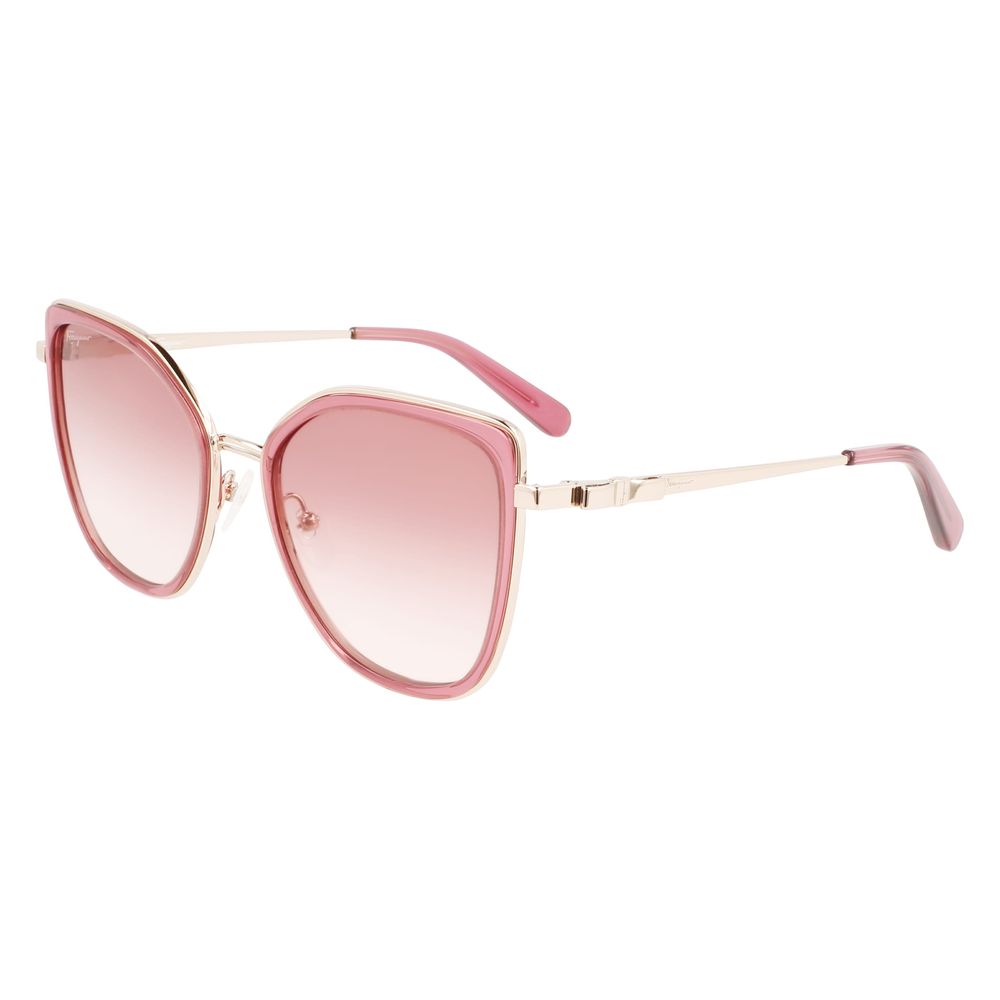 Ferragamo Mehrfarbige Metallsonnenbrille