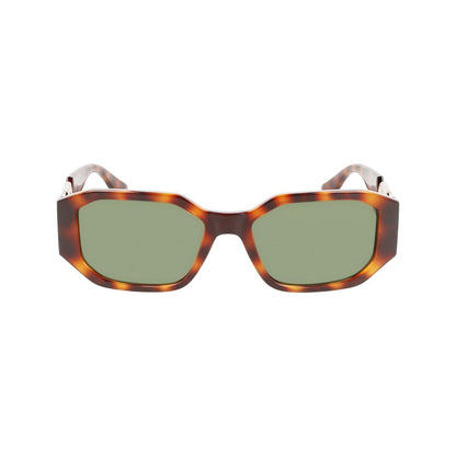 Karl Lagerfeld – Braune Sonnenbrille mit Spritzguss