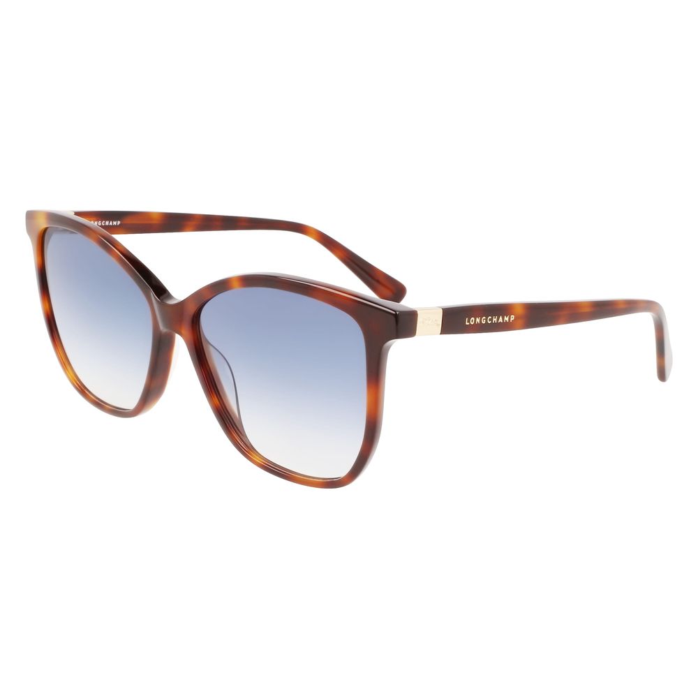 Longchamp – Braune Acetat-Sonnenbrille
