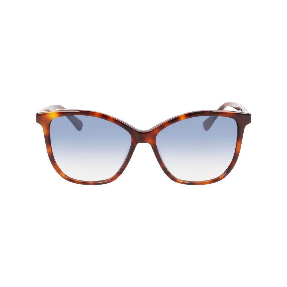 Longchamp – Braune Acetat-Sonnenbrille