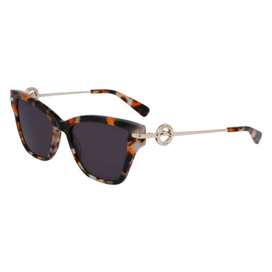 Longchamp – Braune Acetat-Sonnenbrille
