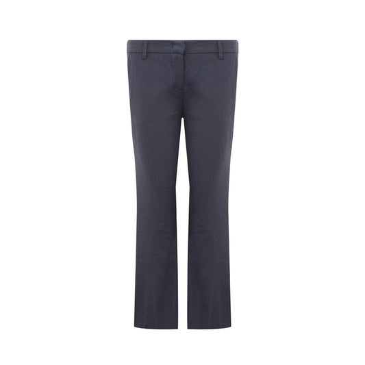 Blaue Leinenhose von Lardini Chic