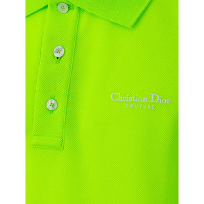 Grünes Poloshirt aus Baumwolle von Dior