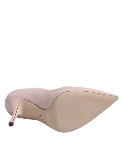 Dolce &amp; Gabbana – Pumps aus rosa Lackleder mit Stilettoabsatz