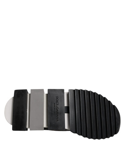 Dolce &amp; Gabbana Sorrento Slip-On Sneakers in Weiß und Schwarz