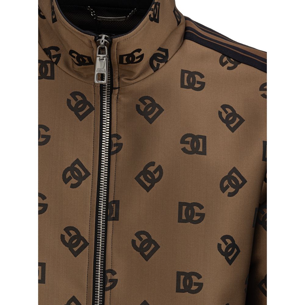 Dolce &amp; Gabbana Jacke aus Polyester in Bronze