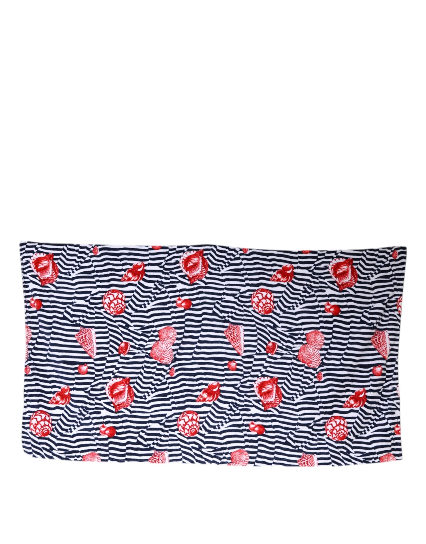 Dolce &amp; Gabbana Strandtuch mit mehrfarbigen Streifen und Muscheln