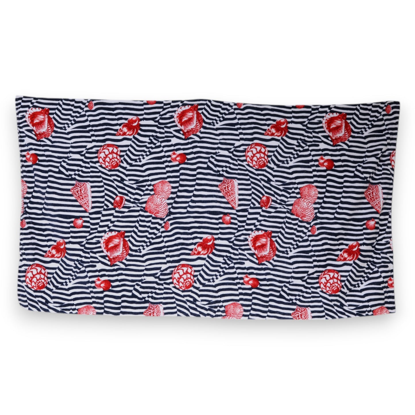 Dolce &amp; Gabbana Strandtuch mit mehrfarbigen Streifen und Muscheln