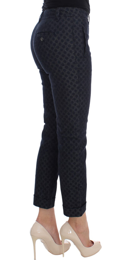 Dolce &amp; Gabbana – Schmale Capri-Jeans mit Punkten