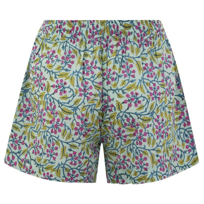 MC2 Saint Barth Grüne Baumwollshorts
