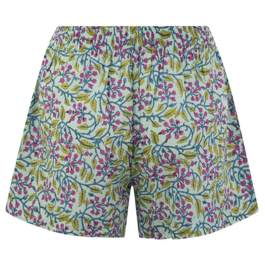 MC2 Saint Barth Grüne Baumwollshorts