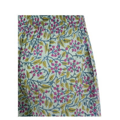 MC2 Saint Barth Grüne Baumwollshorts