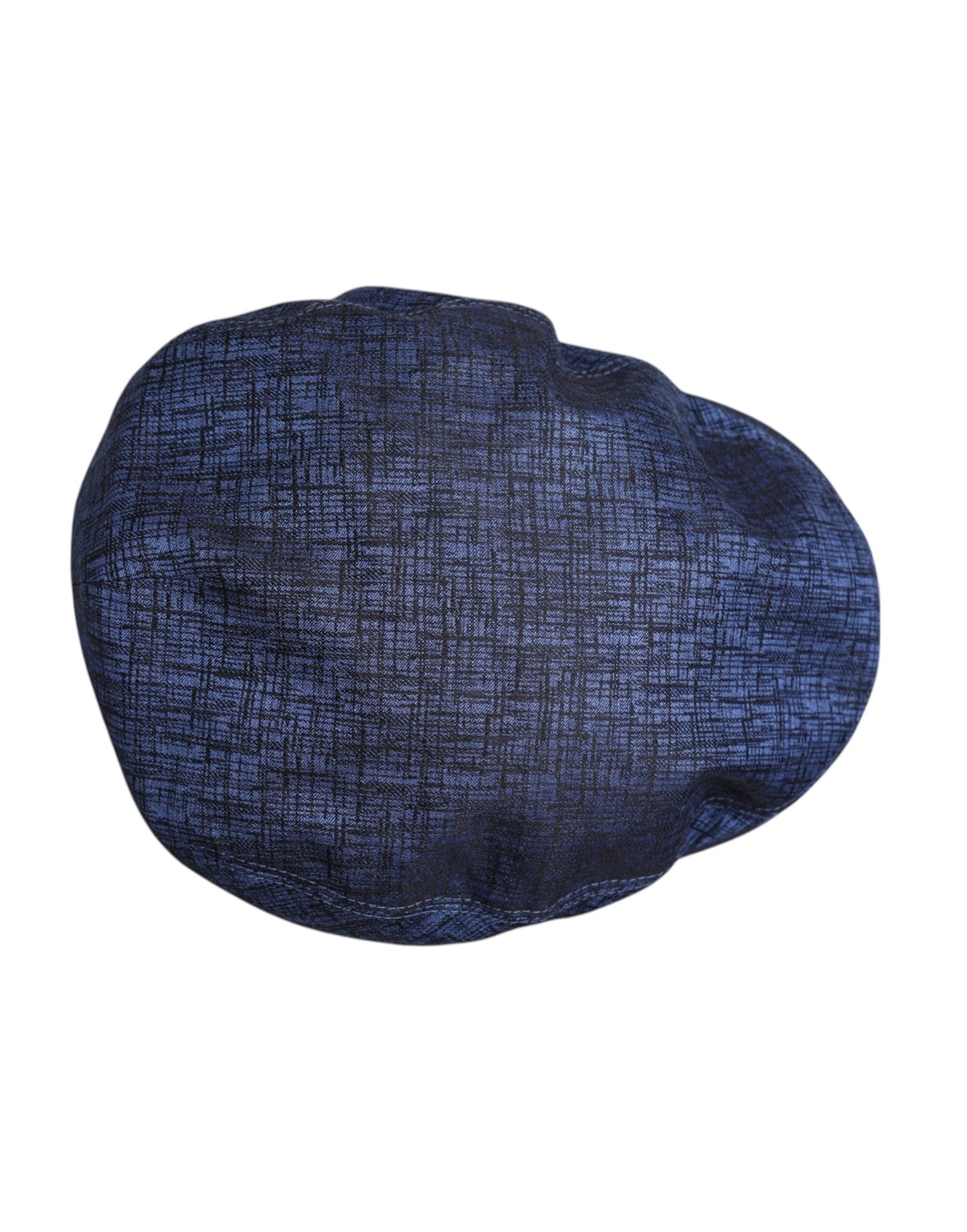 Dolce & Gabbana Blue Cotton Stretch Newsboy Hat
