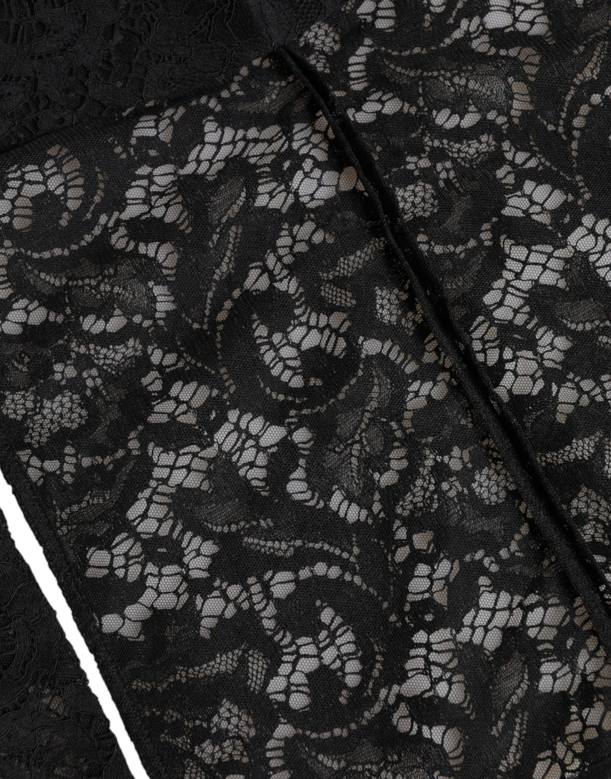 Dolce &amp; Gabbana – Schwarzer Wickelhut mit Blumenspitze