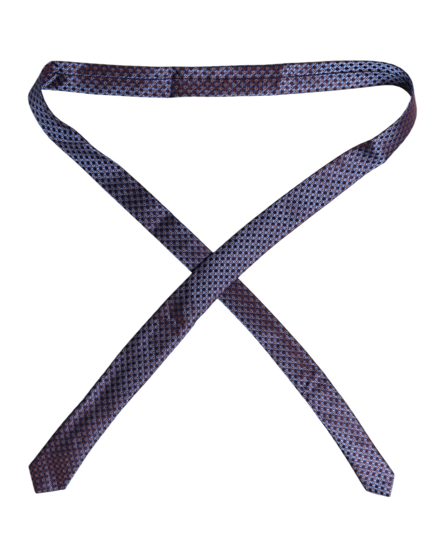 Dolce &amp; Gabbana – Verstellbare Seidenkrawatte mit mehrfarbigen Kreisen