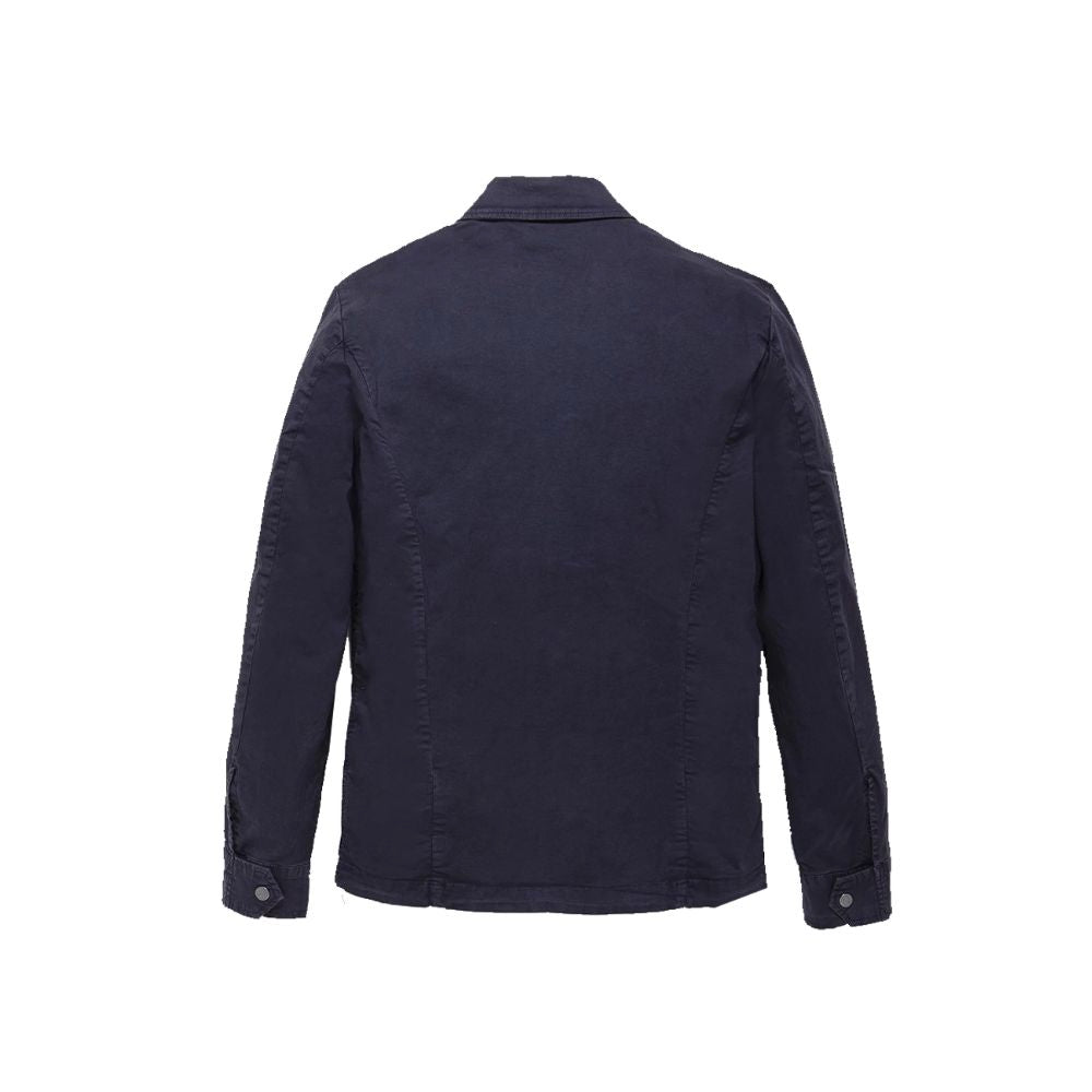 Refrigiwear Blue Cotton Men's Jacket