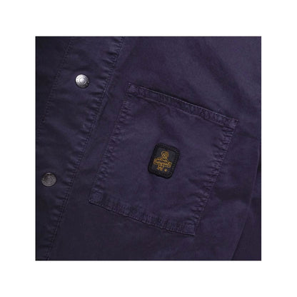 Refrigiwear Blue Cotton Men's Jacket