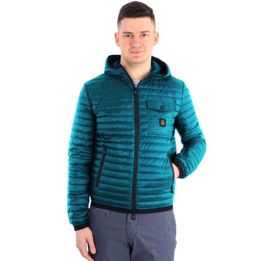 Refrigiwear Blaue Nylon-Herrenjacke