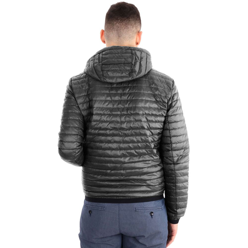 Refrigiwear Graue Nylon-Herrenjacke