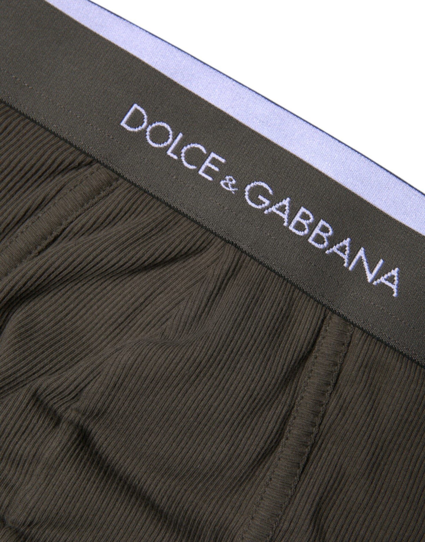 Dolce &amp; Gabbana Graue Herren-Unterhose aus Baumwolle