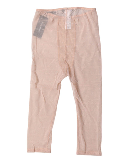 Dolce &amp; Gabbana Beige Logo Spitzenunterwäsche Kurze Strumpfhose Unterwäsche