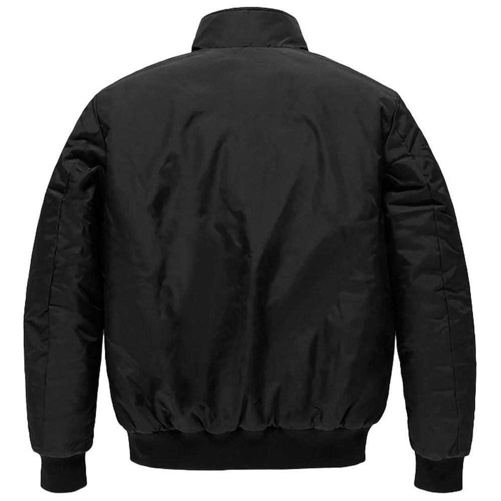 Refrigiwear Schwarze Nylon-Herrenjacke