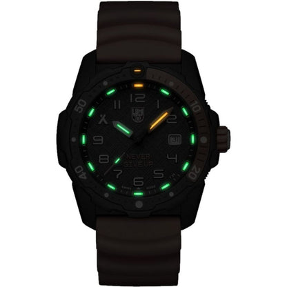 Luminox Orangefarbene Kautschukuhr