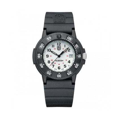 Luminox Schwarze Gummi-Sportuhr