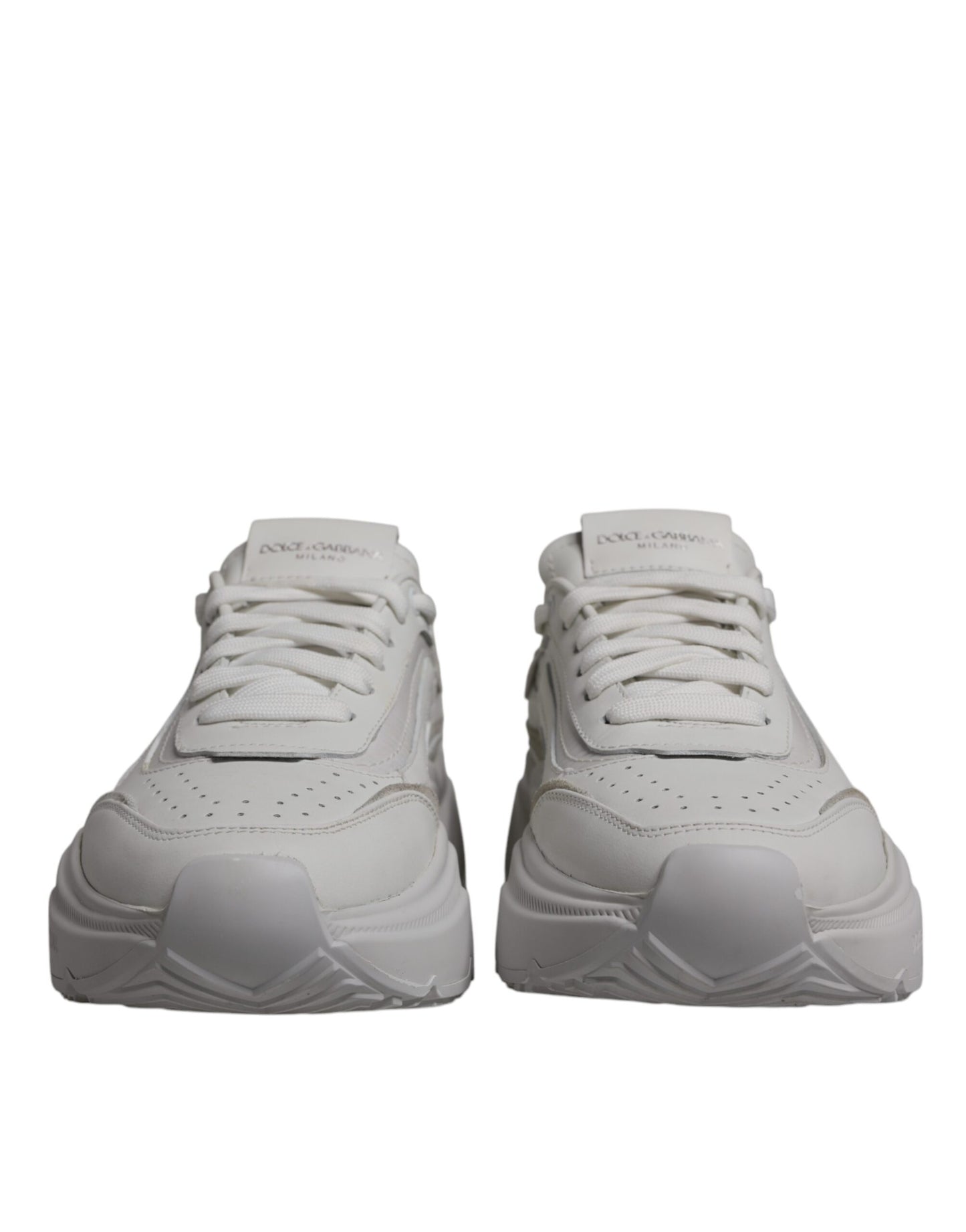 Dolce & Gabbana White Daymaster Low Top Sneakers Shoes
