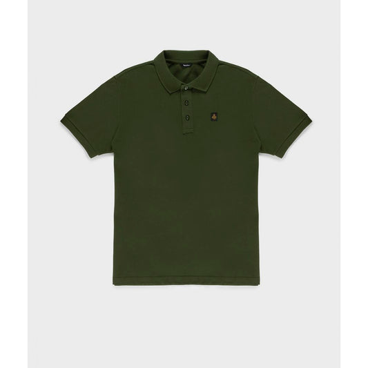 Grünes Poloshirt aus Baumwolle von Refrigiwear