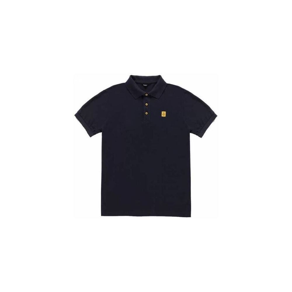 Blaues Poloshirt aus Baumwolle von Refrigiwear