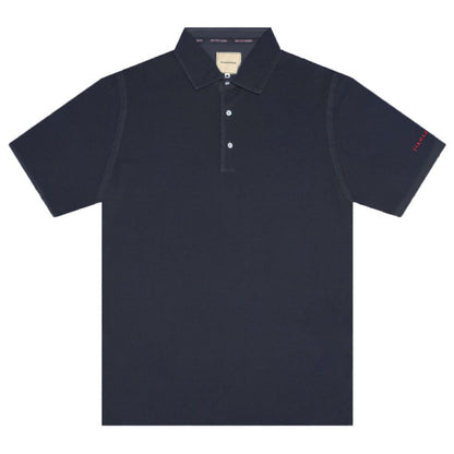 Tramarossa-Poloshirt aus blauer Baumwolle