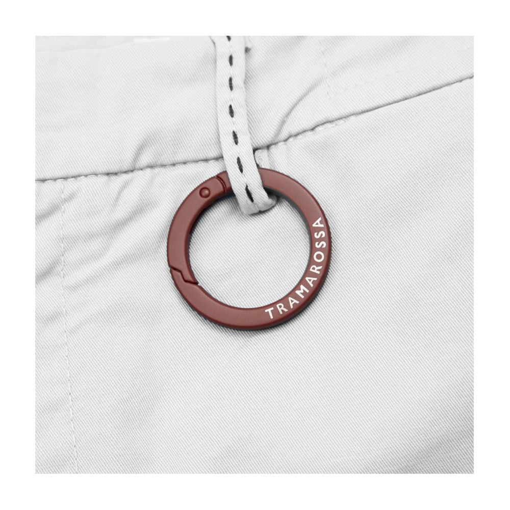 شورت تراماروسا من الكتان الأبيض