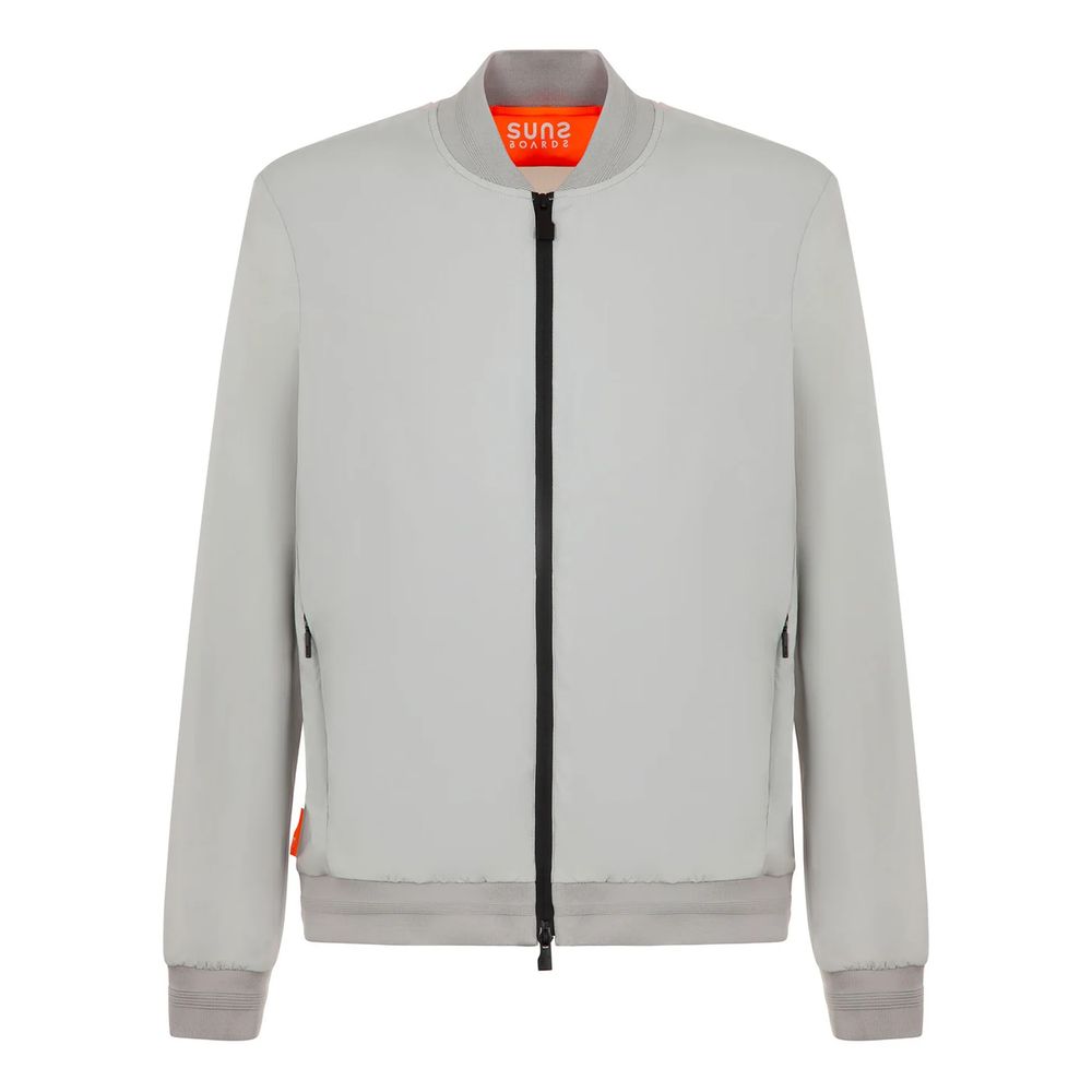 Suns Gray Nylon Men Jacket