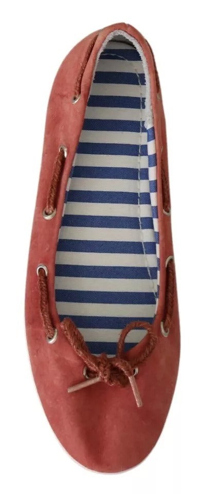 Pantofola D'Oro – Flache Slipper in Scharlachrot und Blau mit Streifen