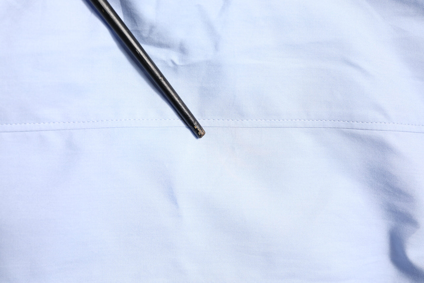 قميص دولتشي آند غابانا أزرق فاتح من القطن بأكمام طويلة