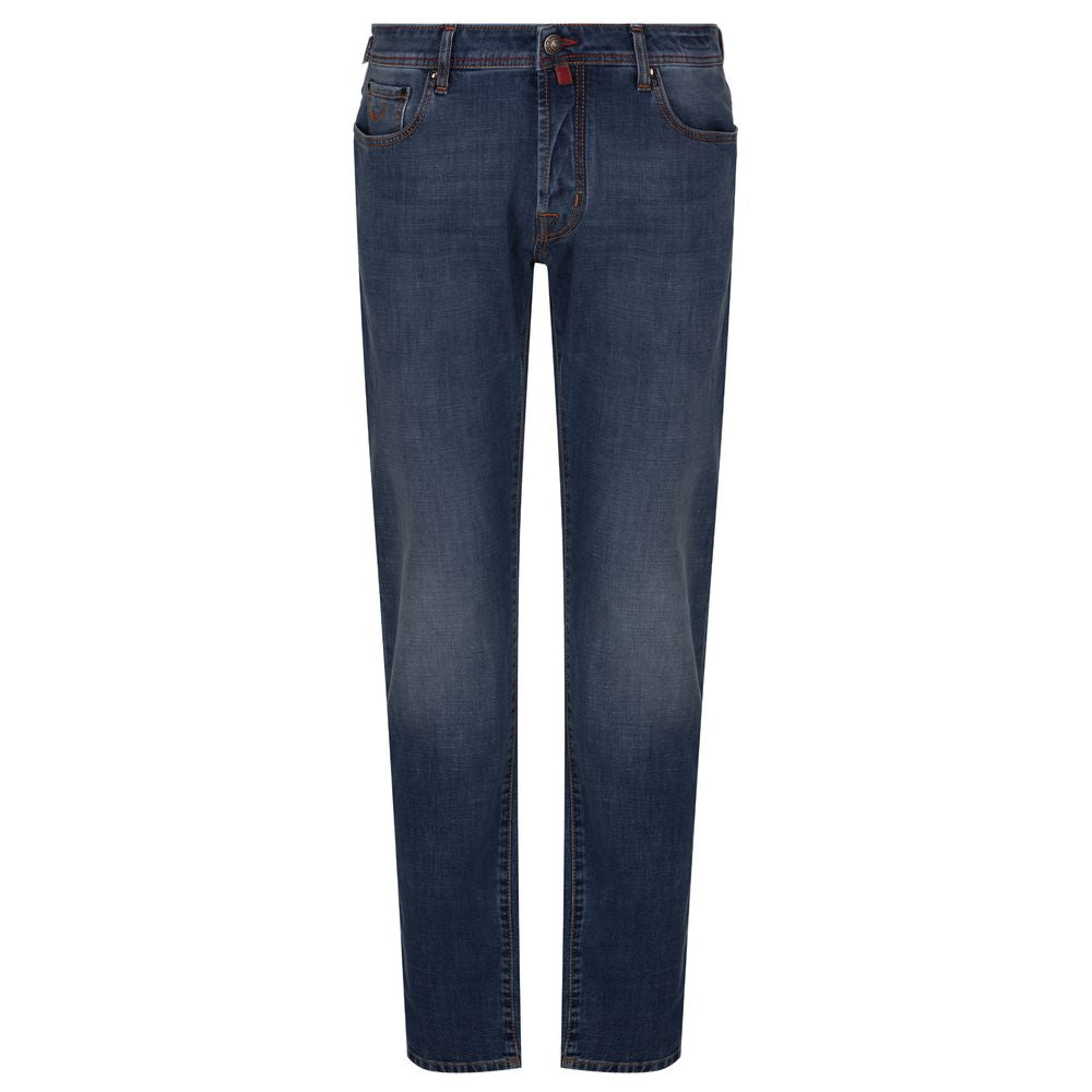 Jacob Cohen Herren-Jeans in Slim Fit aus blauer Baumwolle