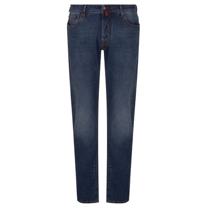 Jacob Cohen Herren-Jeans in Slim Fit aus blauer Baumwolle