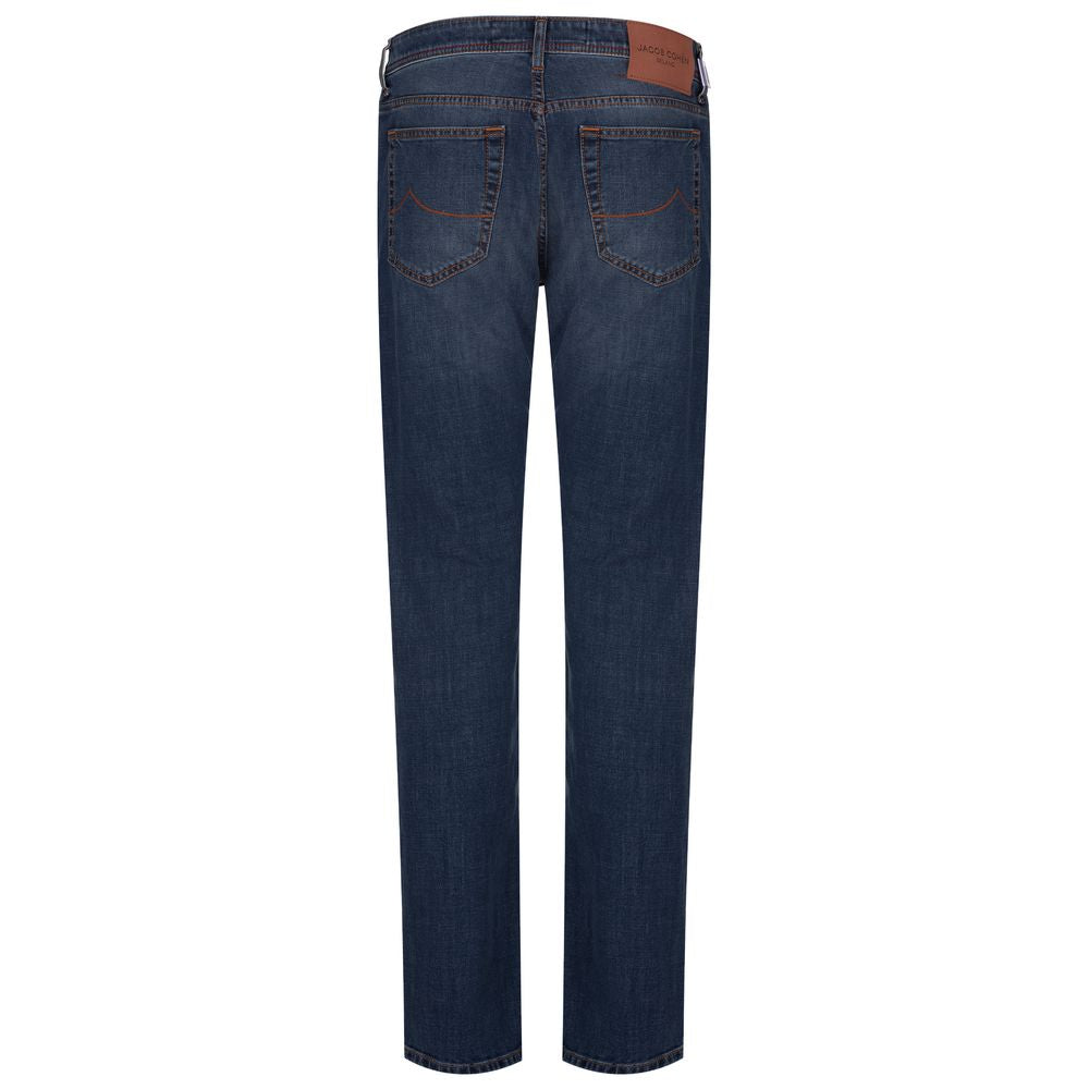 Jacob Cohen Herren-Jeans in Slim Fit aus blauer Baumwolle