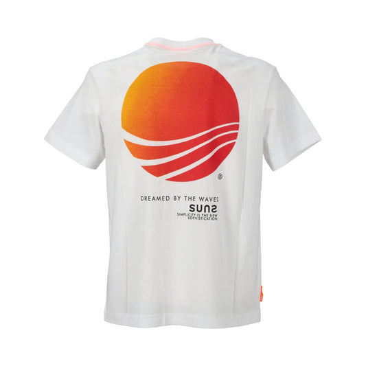 Weißes Baumwoll-T-Shirt von Suns