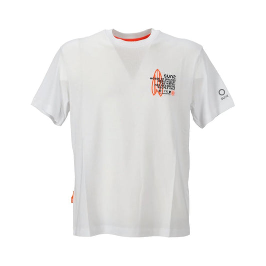 Weißes Baumwoll-T-Shirt von Suns