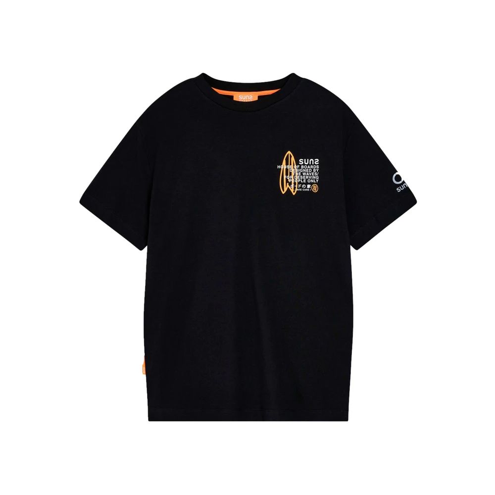 Suns Black Cotton T-Shirt