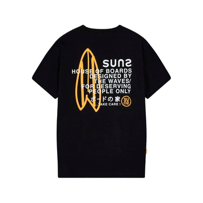 Suns Black Cotton T-Shirt